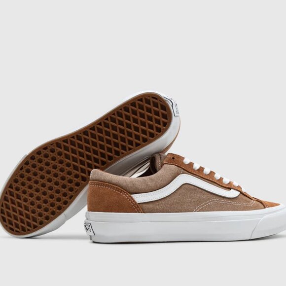 VANS LX Premium Old Skool 36 WASHED BROWN 2025 Men's Skateboarding Shoes 10 NEW - Picture 15 of 15